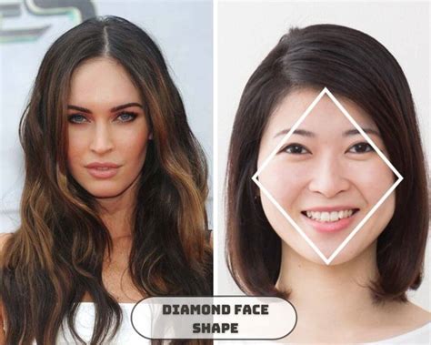 diamond face shape   beauty tips  hairstyles