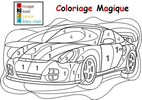 le coloriage magique