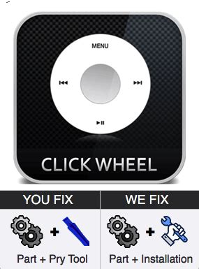 ipod click wheel replacement kits services