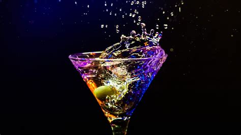 colorful cocktail splash wallpaper hd desktop widescreen high quality
