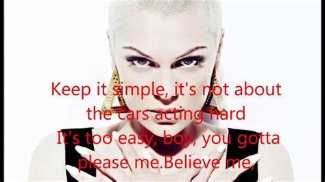 Jessie J Excuse My Rude Lyrics Youtube