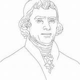 President Thomas Jefferson Coloring Pages George Washington Presidents People States United Monroe James Hellokids Abraham Lincoln sketch template