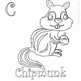 Chipmunk Chipmunks Coloringfolder sketch template
