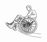 Wheel Chair Drawing Wheelchair Getdrawings User sketch template