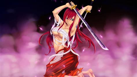 erza scarlet anime p wallpaper hdwallpaper desktop fairy