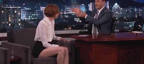 Watch Karen Gillan Rocks Hot Pants On ‘jimmy Kimmel Live