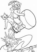 Puss Coloring Boots Pages sketch template