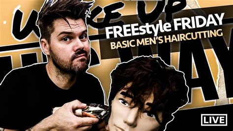 basic mens haircutting techniques hair tutorial youtube
