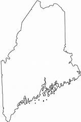 Maine Map Silhouette Outline Svg Coloring Pages Main Silhouettes Vector Skip Drawing sketch template