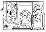 Pet Coloring Pages Store Getcolorings Color sketch template