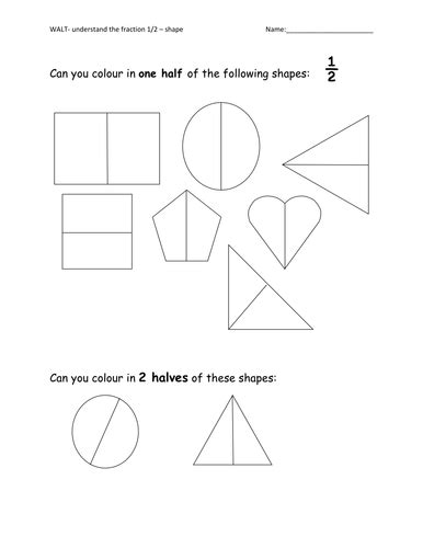 halving 2d shapes by anoakes1 teaching resources tes