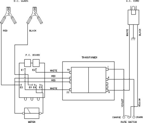 wiring diagram schumacher battery charger schematic inspiresio