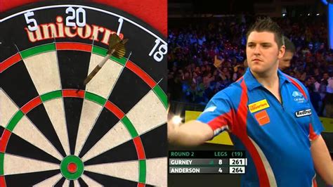 darts players champs gurney  anderson  youtube