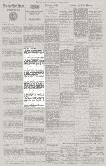 The 24th Amendment The New York Times
