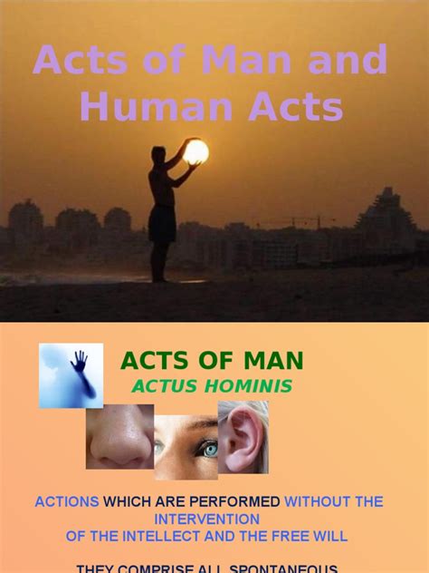 human acts  morality