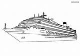 Barco Titanic Ship Cruise Barcos sketch template