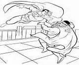 Coloring Pages Superman Fighting Printable Info Online sketch template