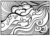 Coloring Abstract Pages Designs Color Easy Library Clipart Drawing sketch template