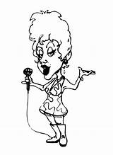 Singing Coloring Pages Results Kids sketch template