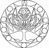 Mandala Kleurplaten Mandalas Chakras Middelmatig Kleurplaat Downloaden Uitprinten sketch template