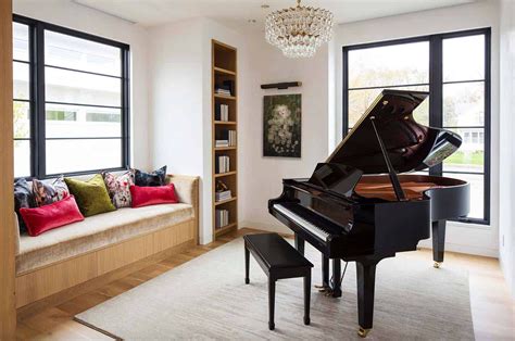 fabulous modern farmhouse  delightful details  minnesota piano living rooms piano room