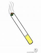 Sigaretta Disegnidacolorareonline Fumo Accesa Colorato Colorati sketch template