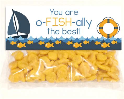 fish ally   printable treat bag