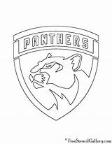 Panthers Nhl Stencil Freestencilgallery Coloring Pumpkin Carving Stencils sketch template