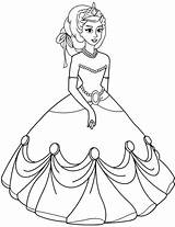 Coloring Princess Pages Dress Gown Ball Printable Disney Retention Employee Colouring Girls Princesses Cinderella Girl Characters Aurora Sleeping Beauty Print sketch template