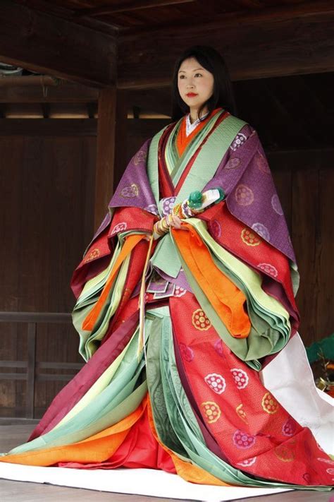 Junihitoe A 12 Layer Kimono Worn By Women Of The Court