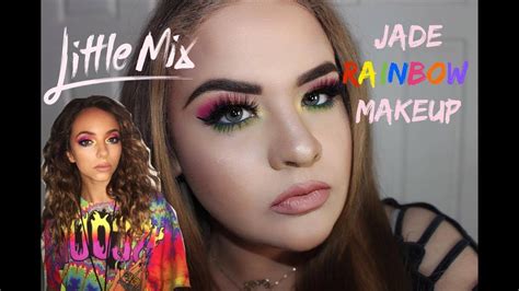 Jade Thirlwall Little Mix Rainbow Eyes Makeup Tutorial Elise