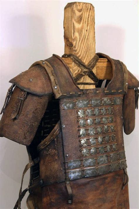 medieval leather armor set body armor  pauldrons etsy leather