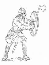 Viking Vikingo Descripción Colorironline sketch template