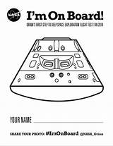 Coloring Nasa Orion Color Kids Students Board Choose Own Their Space Sheet sketch template
