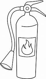 Fire Extinguisher Clipart Line Drawing Cartoon Clip Draw Cliparts Easy Coloring Suppressor Drawings Projects Library Symbol Clipground Illustration Paintingvalley Collection sketch template