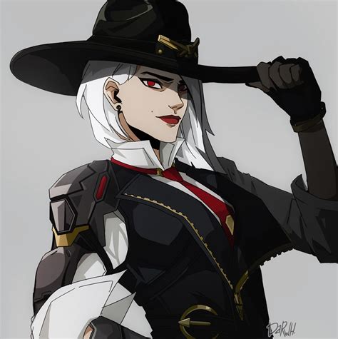 Ashe [overwatch] By Darwh On Deviantart