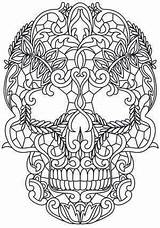 Skull Mandala Ausmalbilder Mandalas Erwachsene Totenkopf Volwassenen Skulls Urbanthreads Zentangle Doodshoofd Kleurplaten Kurukafa Boyama Embroidery Lacy Coloriage Dark Zentangles Stich sketch template