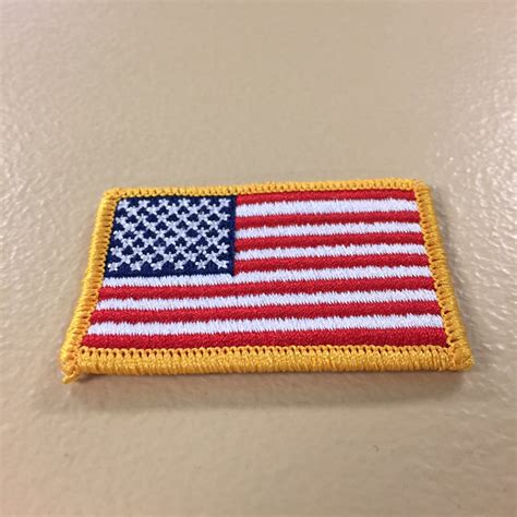 american flag embroidered patch      cruz label store