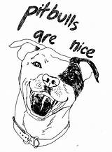 Pitbull Coloring Dog Pages Terrifying Realistic Printable Getcolorings Comments Color Pag sketch template