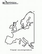 Europe Coloring Map Pages Printable Travel Maps Kids Europa Coloringprintables Sheet Drawings Popular A4 Results Coloringhome 5kb Guardado Partir sketch template