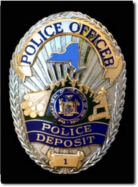 officer deposit authentic police badge lawman badge company
