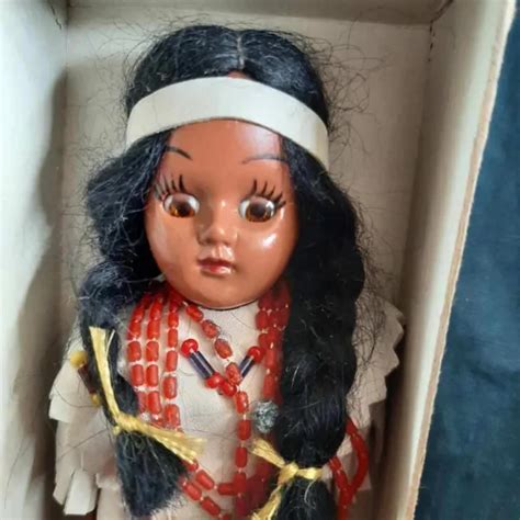 vintage minnehaha native american indian princess doll   orig