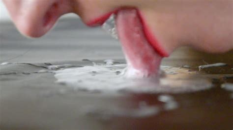 Close Up Blowjob Cum In Mouth Cum Play From Hot Wife