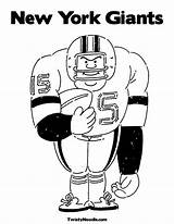 Giants Cowboys Ny Elijah Coloringhome Colouring sketch template