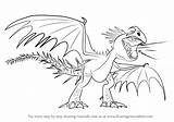 Dragon Train Nadder Deadly Draw Drawing Step Drawings Learn Tutorials Drawingtutorials101 Tutorial Cartoon sketch template