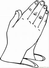 Praying Pages Hand Colouring Cliparts Coloring Prayer Favorites Add Clipart sketch template