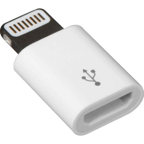 apple lightning  micro usb adapter mdama bh photo video