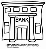 Bank Coloring First Pages Crayola Print sketch template