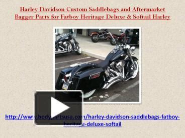 harley davidson custom saddlebags  aftermarket bagger parts  fatboy heritage deluxe