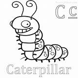 Caterpillar Coloringfolder sketch template